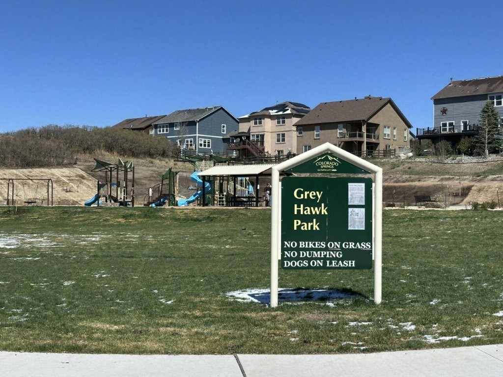 Grey Hawk Park in Colorado Springs 